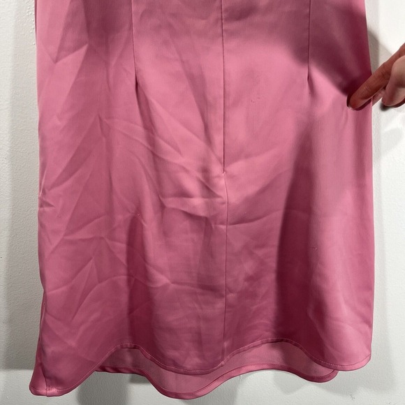 Urban Outfitters Pink Satin‎ Slip Dress Women's Small - Picture 6 of 9